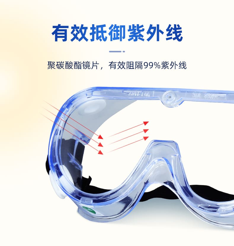 3M 1621AF 防护眼罩 （无色镜片，防雾、防紫外线）